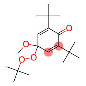 4-(1,1-Dimethylethylperoxy)-2,6-di(1,1-dimethylethyl)-4-methoxy-2,5-cyclohexadien-1-one