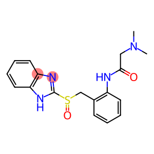 2-[[2-[[(Dimethylamino)acetyl]amino]benzyl]sulfinyl]-1H-benzimidazole