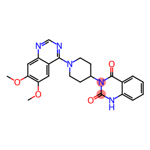 3-[1-(6,7-Dimethoxy-4-quinazolinyl)-4-piperidinyl]quinazoline-2,4(1H,3H)-dione
