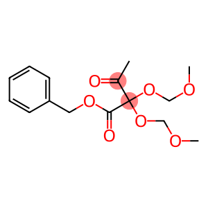 2,2-Di(methoxymethoxy)-3-oxobutanoic acid benzyl ester