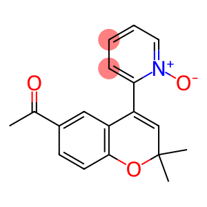 2-(2,2-Dimethyl-6-acetyl-2H-1-benzopyran-4-yl)pyridine 1-oxide