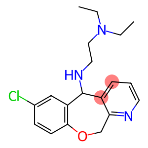 5,11-Dihydro-5-(2-diethylaminoethylamino)-7-chloro[1]benzoxepino[3,4-b]pyridine