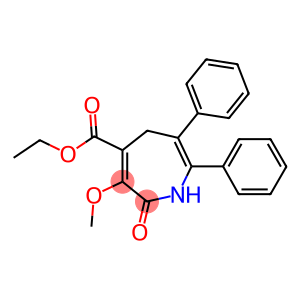 2,5-Dihydro-2-oxo-3-methoxy-6-phenyl-7-phenyl-1H-azepine-4-carboxylic acid ethyl ester