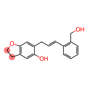 2,3-Dihydro-6-[(E)-3-(2-hydroxymethylphenyl)-2-propenyl]benzofuran-5-ol
