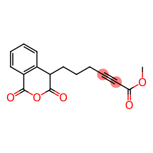 6-[(3,4-Dihydro-1,3-dioxo-1H-2-benzopyran)-4-yl]-2-hexynoic acid methyl ester