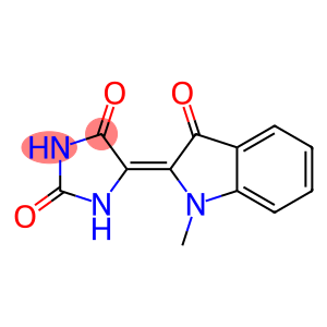 5-[(2,3-Dihydro-1-methyl-3-oxo-1H-indol)-2-ylidene]imidazolidine-2,4-dione