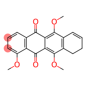 9,10-Dihydro-1,6,11-trimethoxy-5,12-naphthacenedione