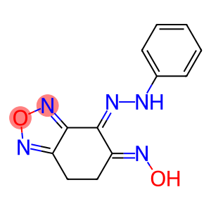 6,7-dihydro-2,1,3-benzoxadiazole-4,5-dione 4-(phenylhydrazone) 5-oxime