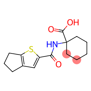 1-[(5,6-dihydro-4H-cyclopenta[b]thien-2-ylcarbonyl)amino]cyclohexanecarboxylic acid