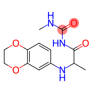 1-[2-(2,3-dihydro-1,4-benzodioxin-6-ylamino)propanoyl]-3-methylurea