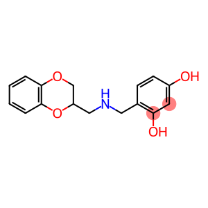 4-{[(2,3-dihydro-1,4-benzodioxin-2-ylmethyl)amino]methyl}benzene-1,3-diol