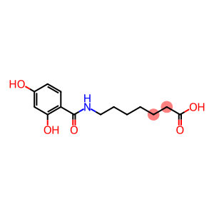 7-[(2,4-dihydroxybenzoyl)amino]heptanoic acid