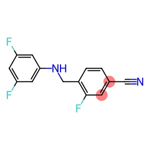 4-{[(3,5-difluorophenyl)amino]methyl}-3-fluorobenzonitrile