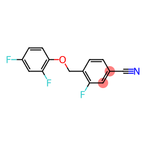 4-(2,4-difluorophenoxymethyl)-3-fluorobenzonitrile