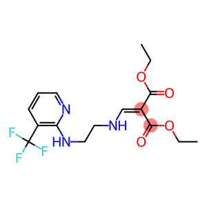 diethyl 2-{[(2-{[3-(trifluoromethyl)-2-pyridinyl]amino}ethyl)amino]methylene}malonate