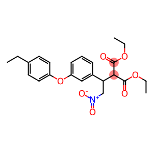 diethyl 2-{1-[3-(4-ethylphenoxy)phenyl]-2-nitroethyl}malonate