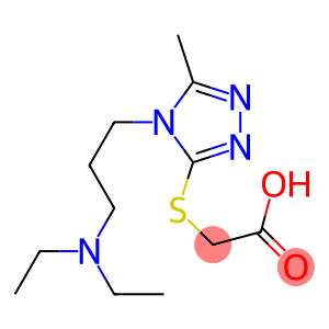2-({4-[3-(diethylamino)propyl]-5-methyl-4H-1,2,4-triazol-3-yl}sulfanyl)acetic acid