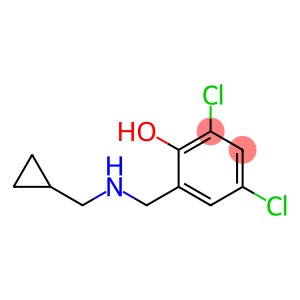 2,4-dichloro-6-{[(cyclopropylmethyl)amino]methyl}phenol