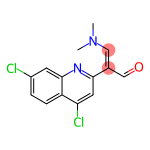 2-(4,7-dichloro-2-quinolinyl)-3-(dimethylamino)-2-propenal
