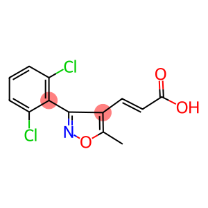 3-[3-(2,6-DICHLOROPHENYL)-5-METHYLISOXAZOL-4-YL]ACRYLIC ACID