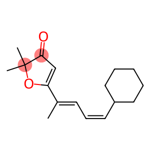 5-[(1E,3Z)-4-Cyclohexyl-1-methyl-1,3-butadienyl]-2,2-dimethylfuran-3(2H)-one
