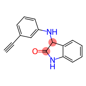 3-[(3-ethynylphenyl)amino]-2,3-dihydro-1H-indol-2-one