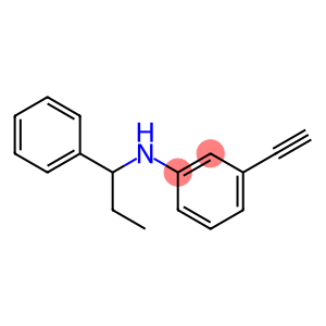 3-ethynyl-N-(1-phenylpropyl)aniline