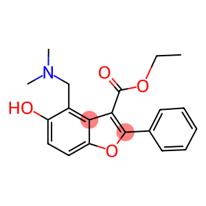ethyl 4-[(dimethylamino)methyl]-5-hydroxy-2-phenyl-1-benzofuran-3-carboxylate