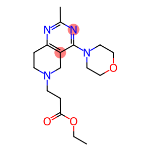 ETHYL 3-(2-METHYL-4-MORPHOLIN-4-YL-7,8-DIHYDROPYRIDO[4,3-D]PYRIMIDIN-6(5H)-YL)PROPANOATE