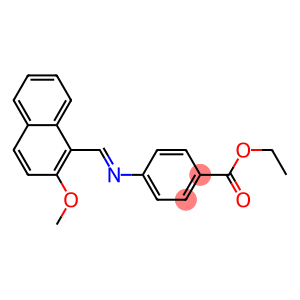ethyl 4-{[(E)-(2-methoxy-1-naphthyl)methylidene]amino}benzoate