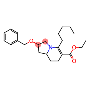 Ethyl(2R,9S)-2-benzyloxy-5-pentyl-1,2,3,7,8,8a-hexahydroindolizine-6-carboxylate