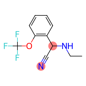 2-(ethylamino)-2-[2-(trifluoromethoxy)phenyl]acetonitrile