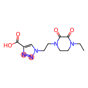 1-[2-(4-ethyl-2,3-dioxopiperazin-1-yl)ethyl]-1H-1,2,3-triazole-4-carboxylic acid