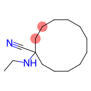 1-(ethylamino)cyclododecane-1-carbonitrile