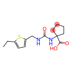 1-[({[(5-ethylthien-2-yl)methyl]amino}carbonyl)amino]cyclopentanecarboxylic acid