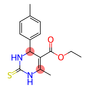 ethyl 6-methyl-4-(4-methylphenyl)-2-thioxo-1,2,3,4-tetrahydro-5-pyrimidinecarboxylate