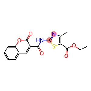 ethyl 4-methyl-2-{[(2-oxo-2H-chromen-3-yl)carbonyl]amino}-1,3-thiazole-5-carboxylate