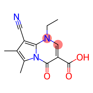 1-Ethyl-4-oxo-6-methyl-7-methyl-8-cyano-1,4-dihydropyrrolo[1,2-a]pyrimidine-3-carboxylic acid