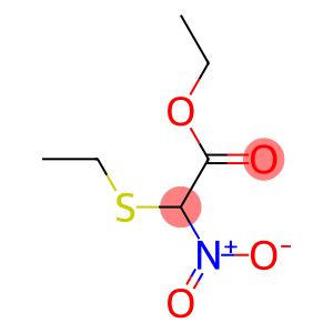 (Ethylthio)(nitro)acetic acid ethyl ester