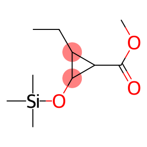 3-Ethyl-2-(trimethylsiloxy)cyclopropanecarboxylic acid methyl ester