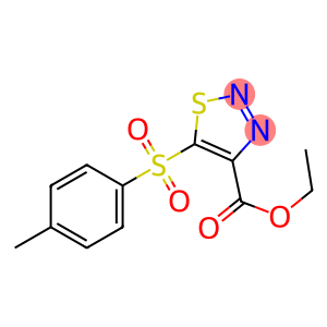 ethyl 5-[(4-methylphenyl)sulfonyl]-1,2,3-thiadiazole-4-carboxylate