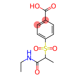 4-{[1-(ethylcarbamoyl)ethane]sulfonyl}benzoic acid