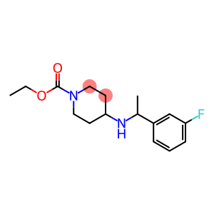 ethyl 4-{[1-(3-fluorophenyl)ethyl]amino}piperidine-1-carboxylate