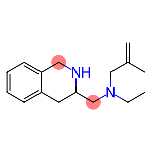 ethyl(2-methylprop-2-en-1-yl)(1,2,3,4-tetrahydroisoquinolin-3-ylmethyl)amine