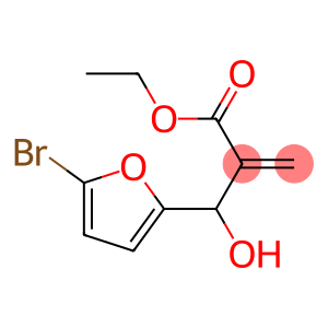 ethyl 2-[(5-bromofuran-2-yl)(hydroxy)methyl]prop-2-enoate