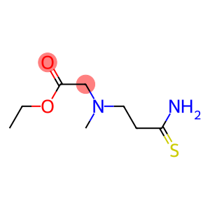 ethyl 2-[(2-carbamothioylethyl)(methyl)amino]acetate