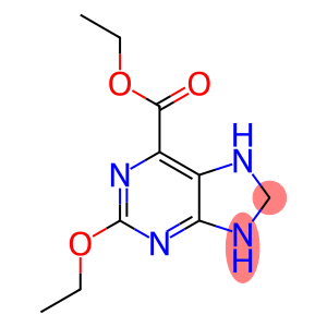 2-Ethoxy-8,9-dihydro-7H-purine-6-carboxylic acid ethyl ester