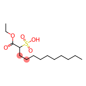 2-Sulfododecanoic acid 1-ethyl ester