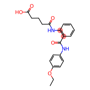 5-{2-[(4-ethoxyanilino)carbonyl]anilino}-5-oxopentanoic acid