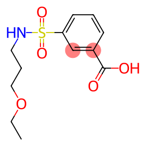 3-{[(3-ethoxypropyl)amino]sulfonyl}benzoic acid